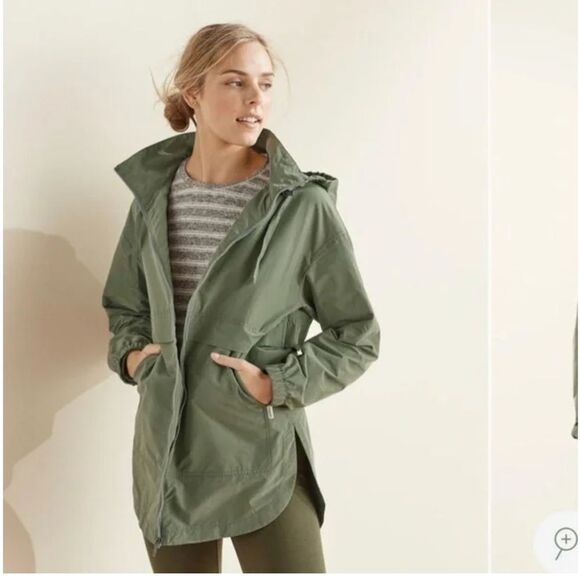 UPWEST Arbor Green Packable Rain Coat-S - Picture 1 of 12